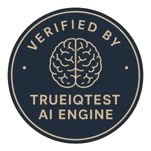 AI Verified IQ Certificate Seal